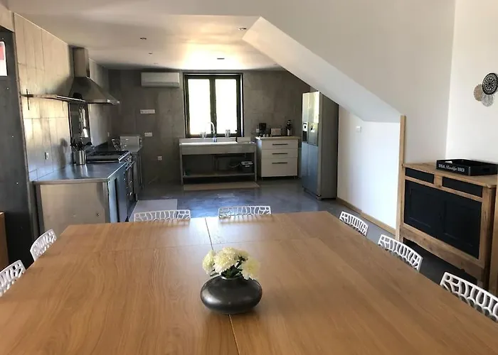 فندق Mas Piralet Ardeche En Pierre Piscine 6*12 Pool House Equipe Le Garn